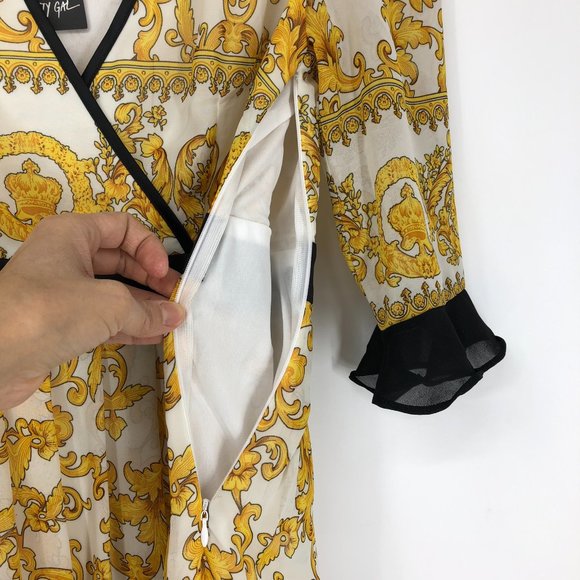 Nasty Gal Yellow and Black Maxi Dress - Picture 13 of 16